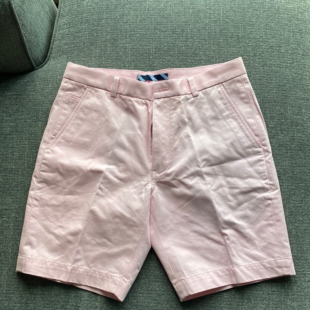 Mens 33 waist pink brooks brothers shorts